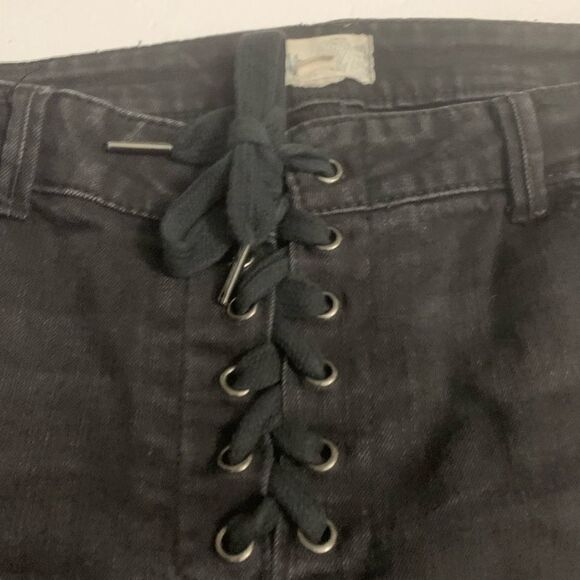 Lace up fly skinny jeans - Picture 4 of 6